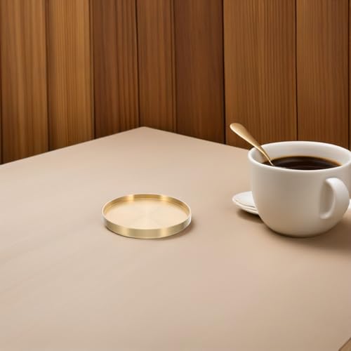 Protection isolante laiton doré Gatuida pour éliminer les traces de café sur le bureau - 7