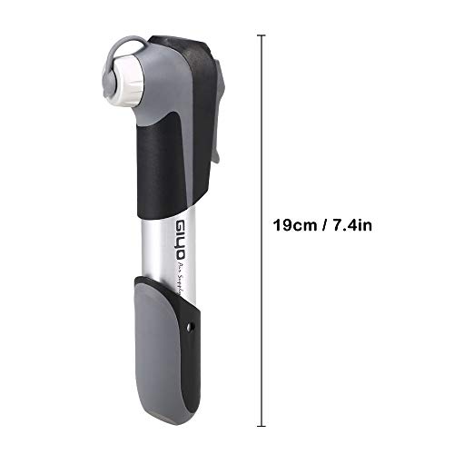 Bomba de bicicleta, Romacci Bomba de bicicleta superleve inflável manual para bicicleta Mini bomba p