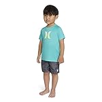 Hurley Boy's Icon UPF 50+ Rash Guard Swim Shirt - Image 5