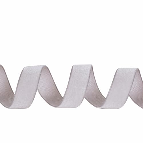 Ribest Silver Velvet Ribbon 5/8 Inch Continuous 10 Yards by Ribest - Used condition - Image 4