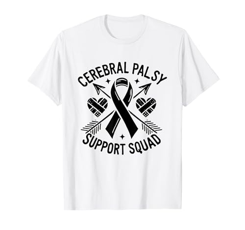 Cerebral Palsy Support Squad CP Warrior Ruban vert T-Shirt