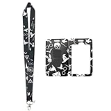 NHPY Id card holder, Harry potte r Soporte para tarjetas de identificación con cordón para tarjetas (Noir)