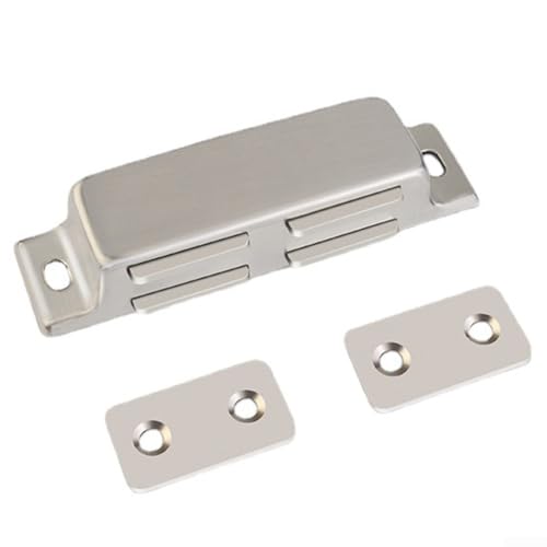 Sistema di chiusura magnetica in acciaio inox per armadi, adatto a vari ambienti