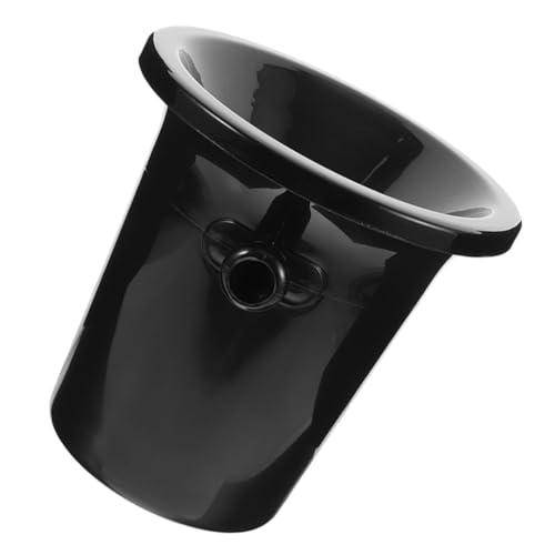 CONGARTENO Cubo para Vino Negro con Doble Asa Cubitera de Hielo de Resistente para Degustación Occidental y Almacenamiento de Bebidas Fiestas