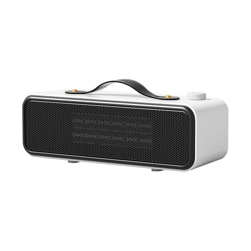 Chauffage d'appoint électrique rapide et petit radiateur de table compact noir - 2