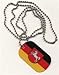 Produktbild DOG TAG Niedersachsen Erkennungsmarke Kette Grösse 30 x 50mm