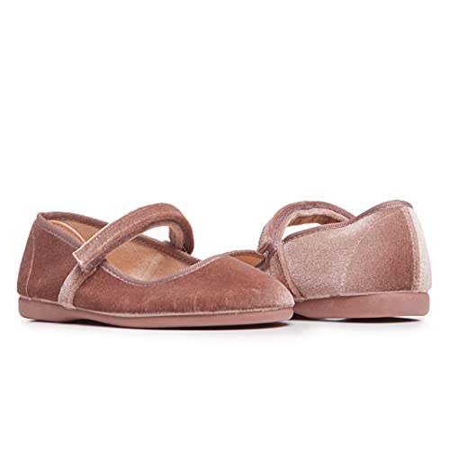 Mary Jane Shoes for Girls – Classic & Comfortable Dress Shoes for Toddlers & Kids – Perfect Flats for School, Play, and Special Occasions (Velvet)2