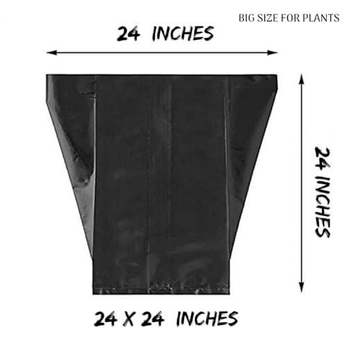 Image of Go Garden Big Grow Bags 24 inchx24 inch for Home, Terrace, and Balcony Gardening | Pack of 12 | Ideal for Vegetable Plants and Large Gardening Needs | Durable and Reusable