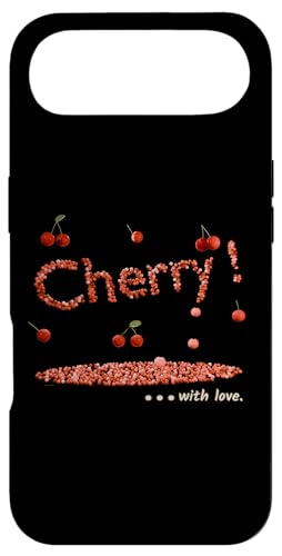 Cherry, with love.�������� �`�F���[ 3D �t���[�c �������� ���� �X�}�z�P�[�X iPhone Air �p