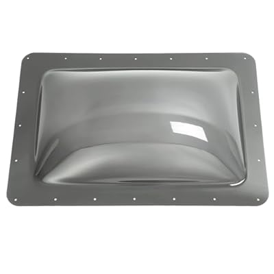 HECASA 18" x 26" RV Skylight Cover Universal Tinted Skylight Openings for 14" x 22" Camper Roof Window Skylight Dome Replacement