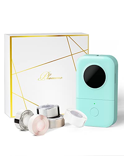 Phomemo-D30 con 5 rollos, verde Cover