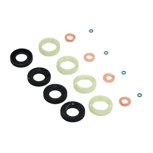 1982A0 1314368 Kit de arandelas y juntas tóricas for inyector de combustible for Peugeot Citroen Mini 1.6 HDI 1609848280 1609848080 198185 189173 198299