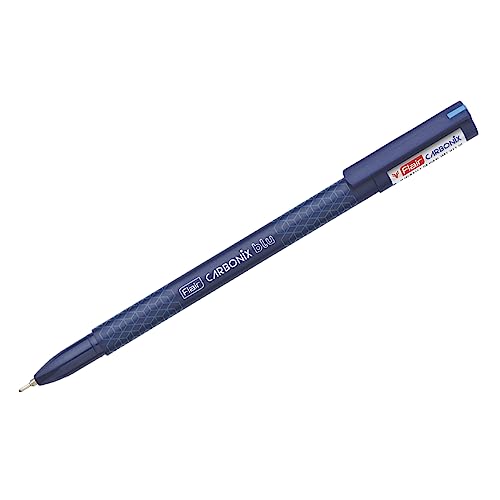 FLAIR Carbonix Blu Ball Pen Wallet Pack | 0.7 mm Tip Size | Low-Viscosity Ink with Double Writing Length | Smudge Free Writing, Attractive Body Graphics | Blue Ink, Pack of 20 Pens