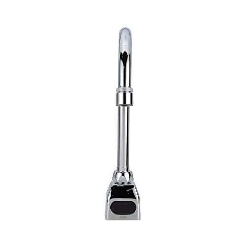 Crazy Deals Zurn AquaSense Single Hole Gooseneck Sensor Faucet with 0.5 gpm Spray Outlet in Chrome Crazy Deals Zurn AquaSense Single Hole Gooseneck Sensor Faucet with 0.5 gpm Spray Outlet in Chrome