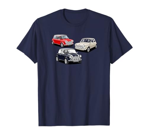 British Classic Cars - Red White and Blue Mini Collection T-Shirt