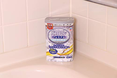 (Non-Medicinal Products) Bath Roman Premium Bath Salt Moist Skin Care (Scent) Vanilla Floral (Hot Water Color) Vanilla White (Nigori) 600G #TOP7