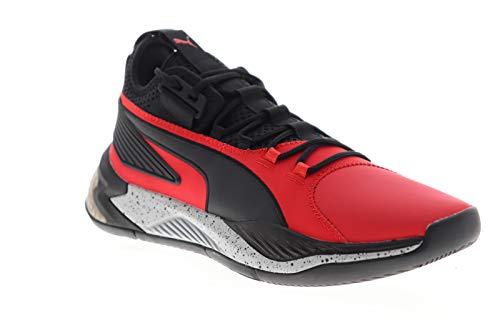 PUMA Mens Uproar Hybrid Court Core Red Athletic Basketball Shoes 9.5