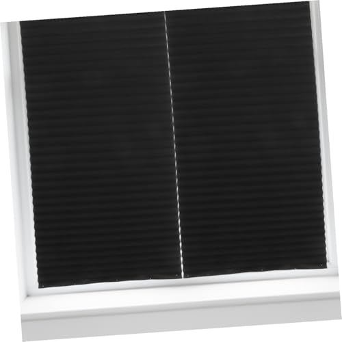 Persianas plisadas opacas autoadhesivas para ventanas sin taladro que evitan el calor 6
