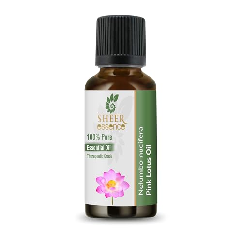 Aceite Esencial de Loto Rosa 10 ml Puro Floral