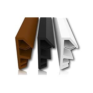 Vensterafdichting tegen tocht, lawaai, 4 mm groefbreedte 12 mm vouwbreedte, van TPE, hoogwaardige rubberen afdichting voor houten raam (wit, 5 m)