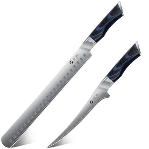 Set Profesional de Cuchillos para BBQ FINTISO 2 Piezas miniatura 1