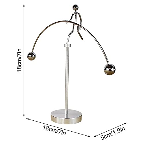 Image of AUGEN Balancing Pendulum Durable Metal Innovative Stress Relief Toy for Home Office Desktop Gift Decoration (1 Piece, 7709P2)