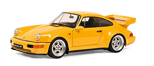 Solido S1803401 1:18 1990 Porsche 964 3.8 RS-Yellow