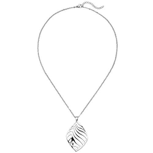 Preisvergleich Produktbild Jobo Damen-Halskette aus Edelstahl mit Anhänger 47 cm