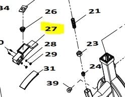 Sunlite F6 Trainer Replacement Parts Brake Block
