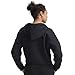Under Armour Women's Rival Fleece Piped Half Zip Hoodie, (005) Black / / White, XX-Large