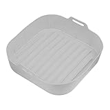 Air Fryer Liners - Silicon Air Fryer Liner | Home Appliances for Cooking, Kitchen Tray Inserts with Lip Design, Kitchens Fryers Accessory, Small Kitchen Appliances for Easy Cleanup