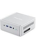 MINISFORUM NAB9S Mini PC, procesador Core i9-13900HK 14C/20T hasta 5,4 GHz, gráficos Intel Iris Xe, 32 GB de RAM DDR4/1 TB de SSD PCIe 4.0, HDMIx2 USB-Cx2, 2,5G RJ45 LAN x 2, Wifi6E, BT5.2, HDD Slot