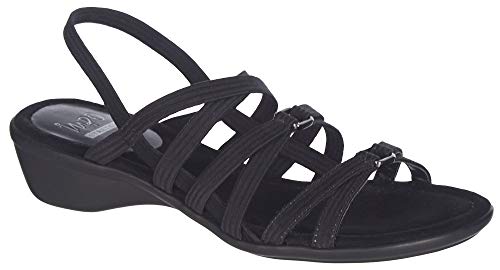 Impo Womens Geniece Stretch Casual Sandals 8.5 Black