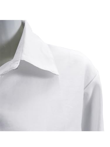 LYANER Women's Collar V Neck Belted High Low Roll Half Sleeve Pocket Front Office Mini Dress4