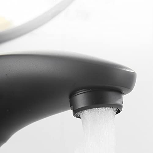 Grifos con sensor que evitan manchas: grifo automático negro para lavabo 4