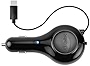 Cellet USB-C (Type-C) Retractable Car Charger, Fast Car Charger Compatible for Samsung Z Fold Z Flip Note 20 10 Galaxy S22 S21 S20 A71, A52, A51 LG Motorola Moto Google Pixel (USB-C 15 Watt)