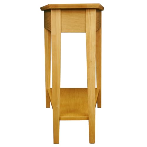 Image of Leick Home Teegan Wedge End Table, 15 inch, Desert Sands