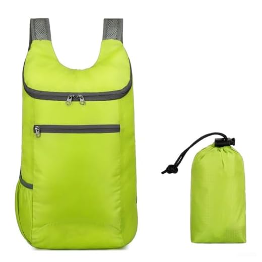 Zaino sportivo antiurto da 10 l, compatto e leggero, con caratteristiche impermeabili (verde)