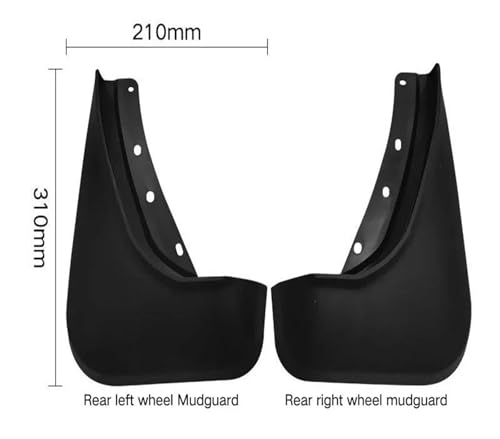 Salpicaderas y flaps de barro para vehículos Volvo XC60 modelos 2018 a 2025 5