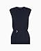 Armani Exchange Women's Limited Blue Edition Knit Waist Tie Top, Blu, Medium