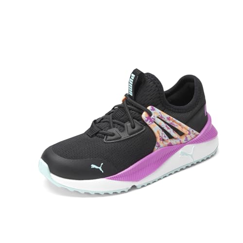 PUMA Kids Girls Pacer Future Splatter Lace Up Sneakers Shoes Casual - Black2