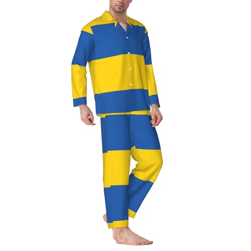 Ensemble pyjama Ukraine imprimé de haute qualité avec col cranté