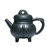 Dyhwac 180ml Yixing Clay Tapots Famosa olla de té hecha a mano arena gruesa de barro verde hervidor de té zisha