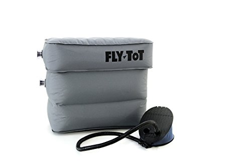Fly Tot Inflatable Airplane Cushion (Single Unit - One Cushion, One Pump)