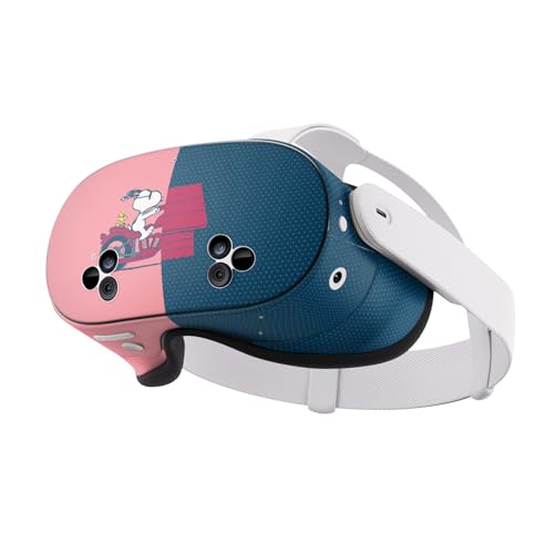 Sticker Meta Quest 3S Peanuts déco salon gaming Snoopy