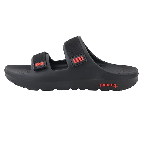 Image of URJO mens Pure-54 Men's Sliders Lightweight Stylish Anti-skid Arch Support Durable Dailywear Slipper By Welcome Slipper