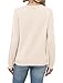 Womens Sweaters Fall Outfits Cashmere Long Sleeve Shirts Lightweight Knit Tops Boho Chic Winter Clothing Cozy Fall Fashion Beige S