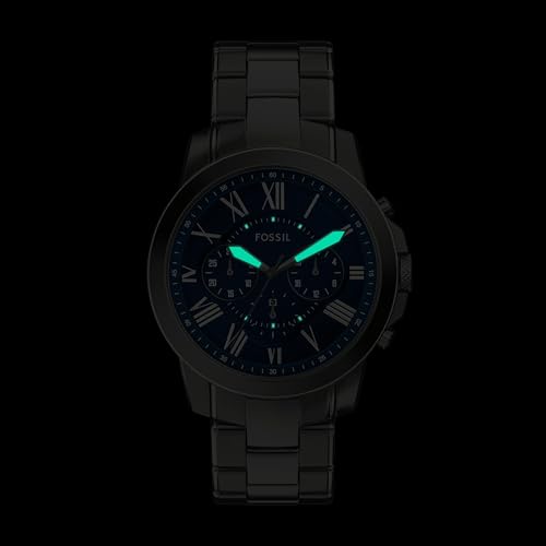 Image of Fossil Men's Watch, Grant Quartz Stainless Steel Chronograph Watch for Men
