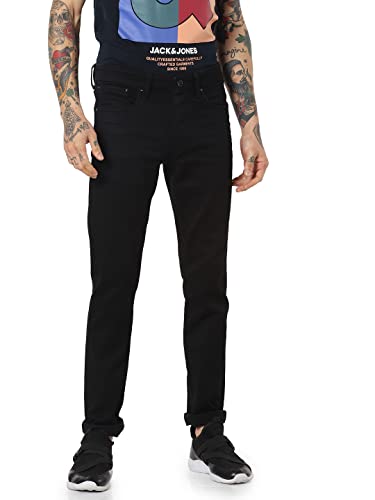 Image of Jack & Jones Men's Skinny Fit Jeans | Mid Rise | Jeans for Men