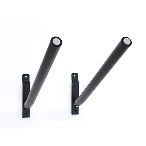 Sparehand Single Wall Mount Rack With Angled Padded Arms For 1 Surfboard Or Sup Paddle Board, Black #TOP1